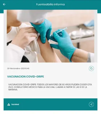 Fuentealbilla Informa android App screenshot 1